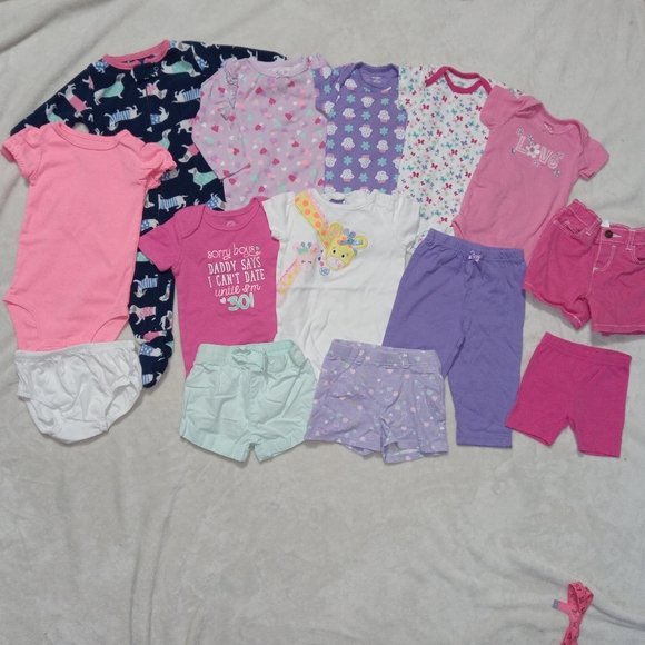 Baby Girls 14pc Bundle 6-12M - Picture 2 of 10